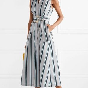 DIANE VON FURSTENBURG Sleeveless Striped D…